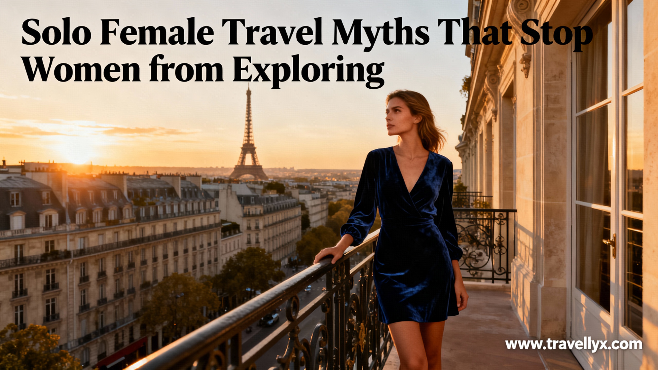 A cautious tourist checking a city map and smartphone while a suspicious stranger approaches in a crowded travel destination