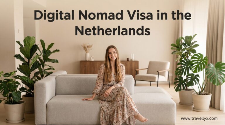 Solo female digital nomad working remotely in the Netherlands while exploring Europe under the Dutch Digital Nomad Visa